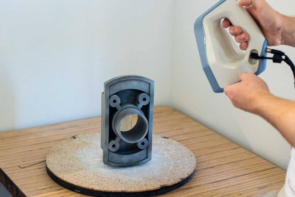 Scanner 3D - Scan d'une pièce industrielle